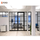 カスタマイズの現代オフィスは部屋の防音の二重ガラス壁のアルミニウム フレーム システムを仕切ります