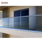 ガラス手すり部品のための環境に優しいアルミニウム欄干の屋内階段の手すりのステンレス ポスト
