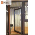 構造の建物のステンレス鋼のガラス ドア ヒンジののためのカスタマイズされた設計アルミニウム蝶番を付けられたドアは黒いドア ヒンジ