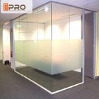 顧客用オフィスの壁のディバイダーは緩和されたガラス カスタマイズされたサイズと仕切る