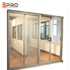 EPDMの密封剤のゴム製付属品が付いている屋内アルミニウム スライド ガラス ドアは外部のスライド ガラス ドアの販売を使用した