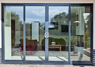 現代家の保証隠された引き戸に塗る粉が付いているアルミニウム スライド ガラス ドアは引き戸を倍増する