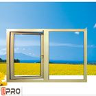 保証が付いている現代的なアルミニウム開き窓WindowsはISO9001開き窓のWINDOWSのドアの窓の開き窓のハンドルを金網