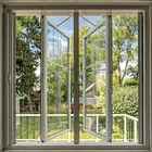 125mmの建築カーテンのアルミニウム開き窓Windows