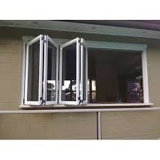 折る縦の窓のドアの窓、内部のbi-fold窓シャッター、Biの折目のシャワーのドア