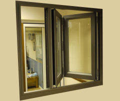 アルミニウムBiの折りたたみのテラスのドア、Bi折る外部ドア、ガラスBi折るドア