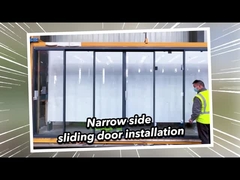 2mm アルミ 双窓 プレミアム 耐候 滑りガラス ドア 2.1m 高さ