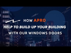 シリコン密封剤付き パーソナライズド 粉末で覆われた多機能アルミ折りたたみのドア