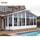 3Dモデル別荘の屋根ガラスのフロリダ部屋の自由な立つSunroom 4M x 5M