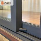オーストラリアの反騒音のアルミニウム スライド ガラス ドア システムはサイズのスライド・ゲートのドアの納屋の大戸の滑走をカスタマイズした