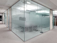 内部のスマートなオフィス部屋の仕切りのガラス壁の耐火性の自動クリーニング式