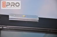 多色の緩和されたガラス二重ピボット ドアのピボット蝶番のガラス ドアの前部とのアルミニウム ピボット ドアISOの証明