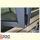 外部ドアを折る居間のlowesのBiの折目のドアのBiのための商業システム緩和されたガラス アルミニウムBifold Windows