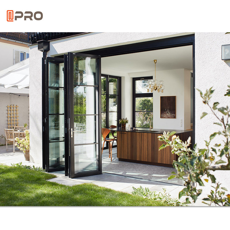 住宅のための健全な絶縁材の鋼鉄Bifoldアルミニウム ドア