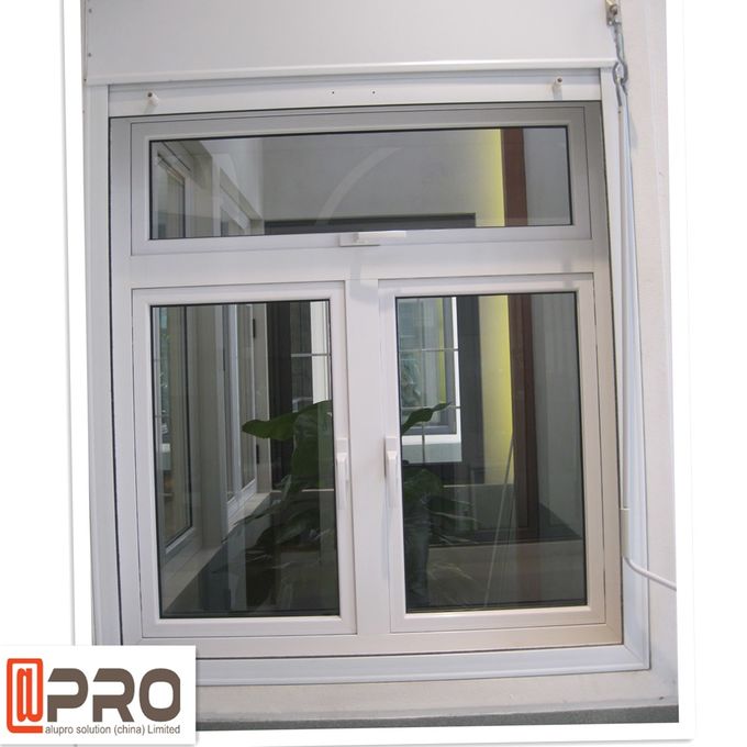 標準的なアルミニウム開き窓の窓のサイズ、アルミニウム フレームの開き窓映像アルミニウム窓、カ スクリーンが付いているアルミニウム開き窓の窓